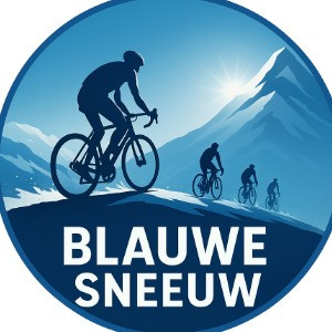 Blauwe sneeuw